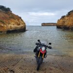 Glad he stopped there! Our Suzuki V-Strom 1000 at one of the many viewpoints along the Great Ocean Road - thanks to Ephraim for the photo!