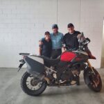 Ephraim with the GCMR Team on his return from riding the Suzuki V-Strom 1000 to the Great Ocean Road and back!